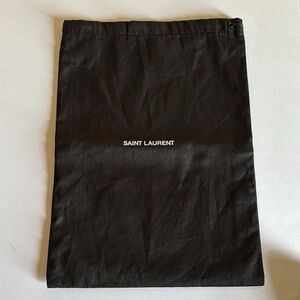 Saint Lauren black dust bag